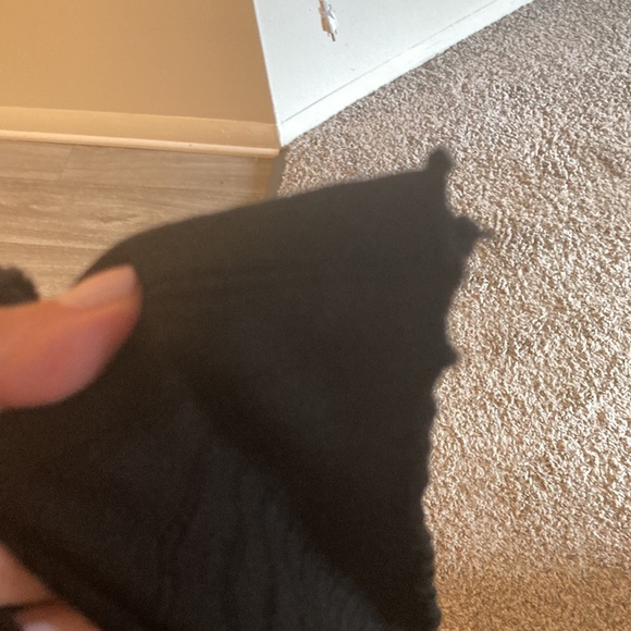 Max Studio black knit skirt A-line - Picture 8 of 8